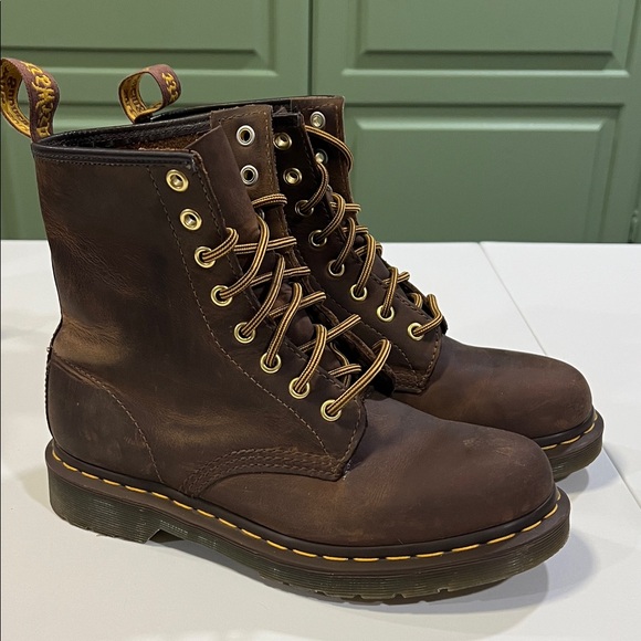 Martens 1460 Crazy Horse, 6/38, Dark Brown Leather Boots